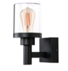 מנורת קיר סדרת טורץ'/TORCH מוגנת IP54 גוף שחור UP E27
