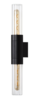 מנורת קיר סדרת טורץ'/ TORCH מוגנת IP54 גוף שחור UP & DOWNE27 