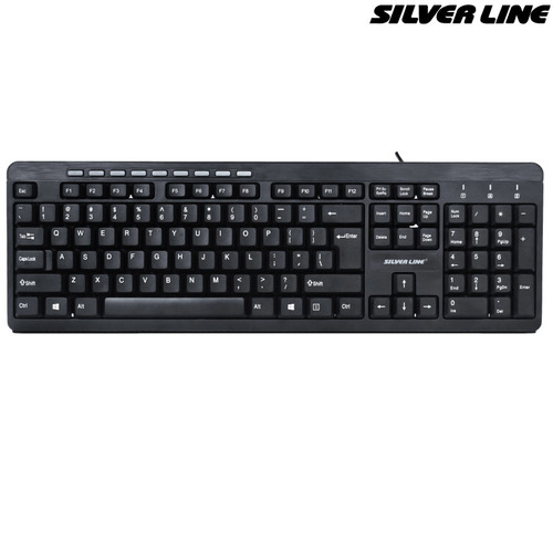 Silver Line KB-MM818 Multimedia Keyboard – מקלדת מולטימדיה חוטית 