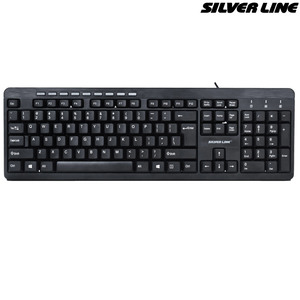 Silver Line KB-MM818 Multimedia Keyboard – מקלדת מולטימדיה חוטית 