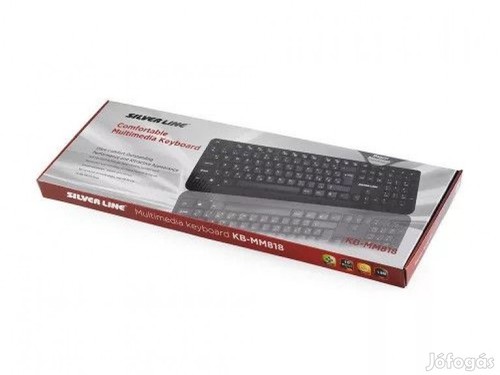 Silver Line KB-MM818 Multimedia Keyboard – מקלדת מולטימדיה חוטית 