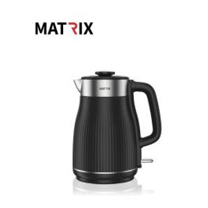 קומקום דבלין ,נירוסטה שחור MATRIX 1800W 1.8L
