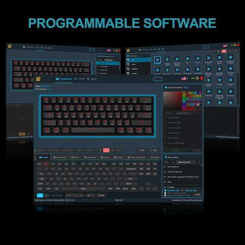 SKYLOONG SK610GB Mechanical Gaming Keyboard – מקלדת גיימינג מכנית קומפקטית RGB