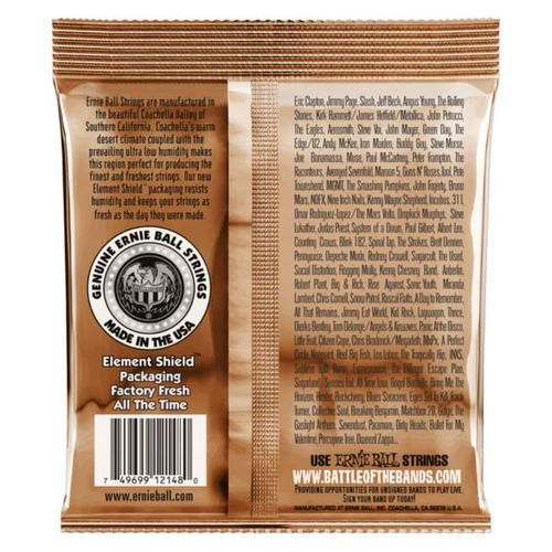 סט מיתרים לגיטרה אקוסטית Ernie Ball 2148 Earthwood Phosphor Bronze 11-52