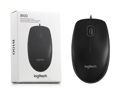 Logitech B100 Wired Optical Mouse – עכבר אופטי חוטי Logitech B100