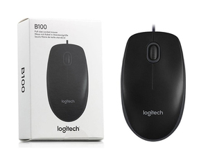 Logitech B100 Wired Optical Mouse – עכבר אופטי חוטי Logitech B100