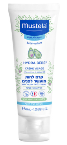 קרם לחות מועשר לפנים לתינוקות וילדים Mustela