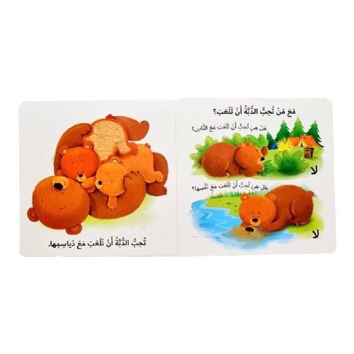 التعلم بحاسة اللمس - ما الذي تحبه الدبة