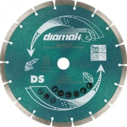 דיסק יהלום 4.5''/115 מ''מ לבטון ולבנים Makita Diamak D-61123
