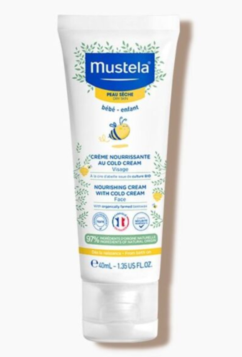 קרם פנים מועשר לעור יבש לתינוקות וילדים Mustela