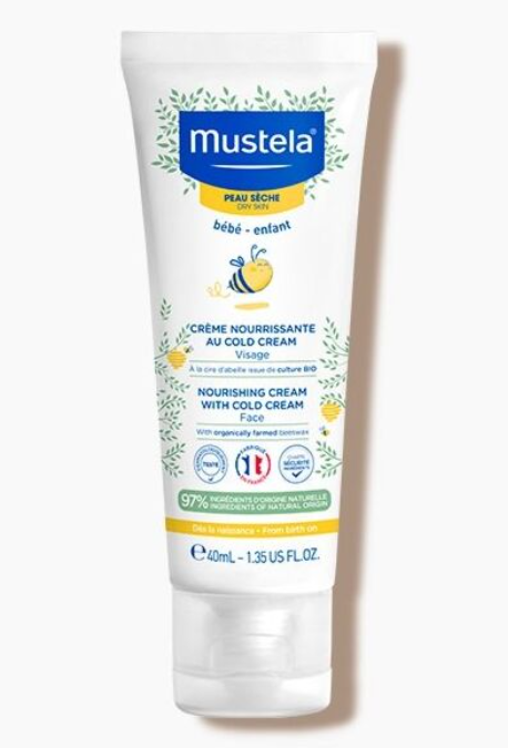 קרם פנים מועשר לעור יבש לתינוקות וילדים Mustela