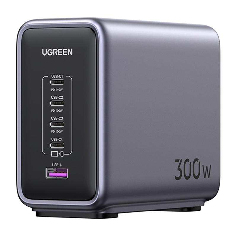UGREEN 1*USB-A+4*USB-C 300W Desktop Fast Charger CD333-90903B