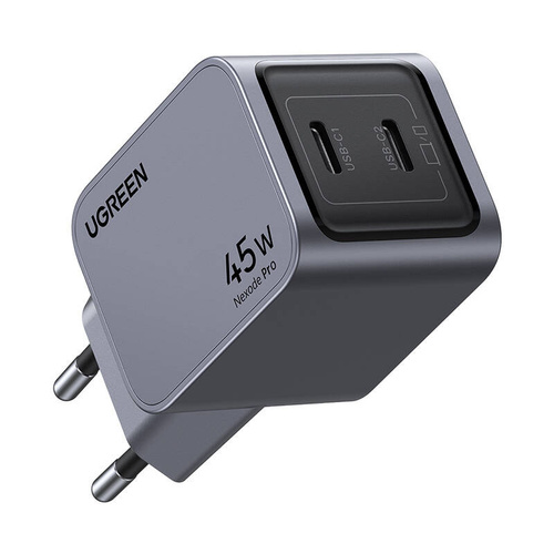 UGREEN מטען קיר NEXODE PRO 45W 2C שחור X707-35008