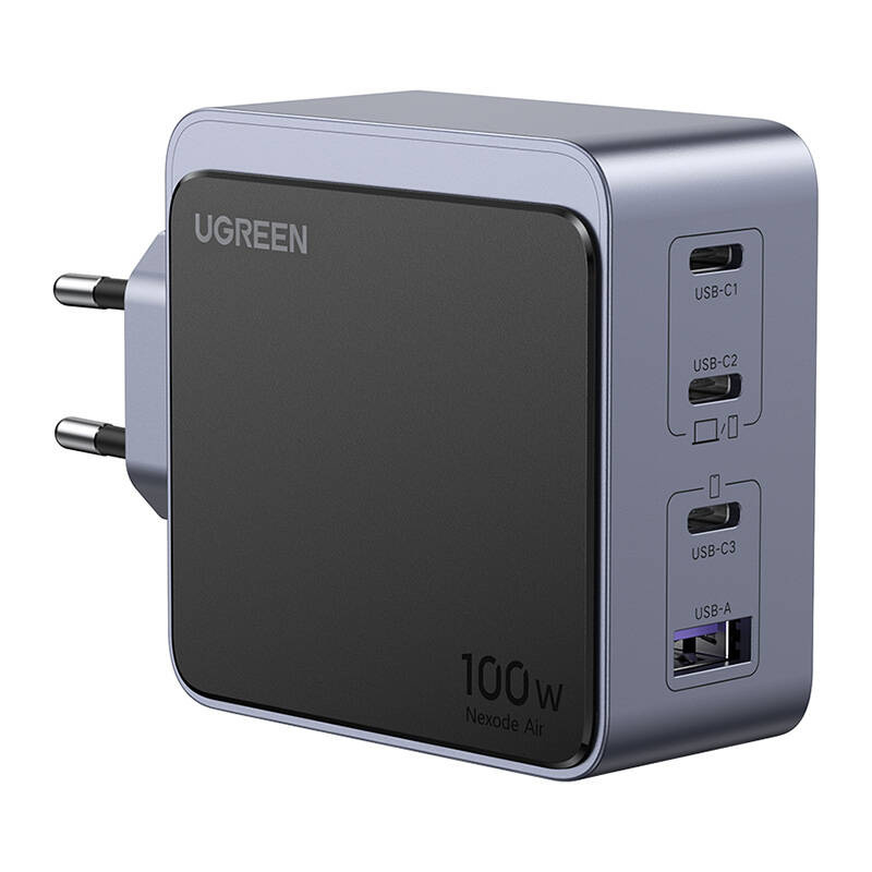 מטען קיר UGREEN NEXODE S 100W GAN שחור X565-35043