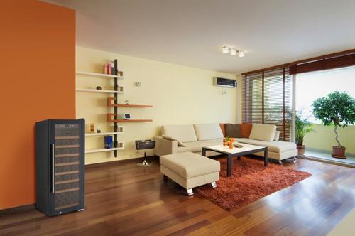 מקרר יין SU-43B מסגרת שחורה