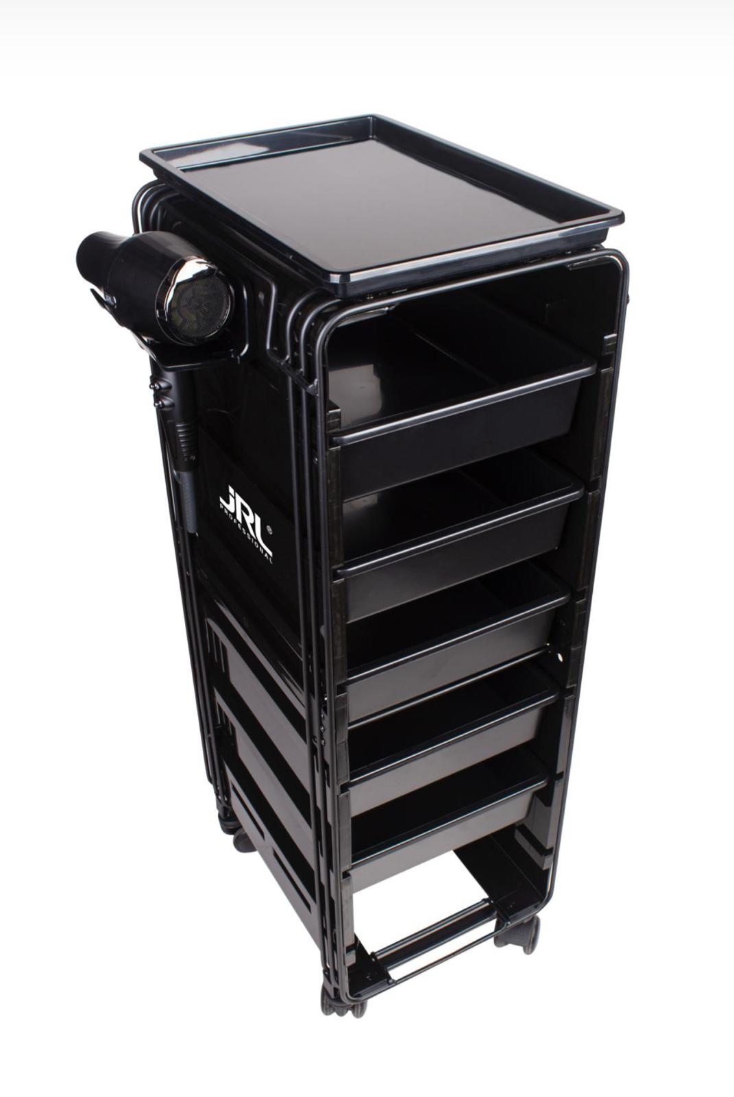 עגלת שירות מקצועית למספרה JRL Stapelboy Profi Barber Tool Trolley