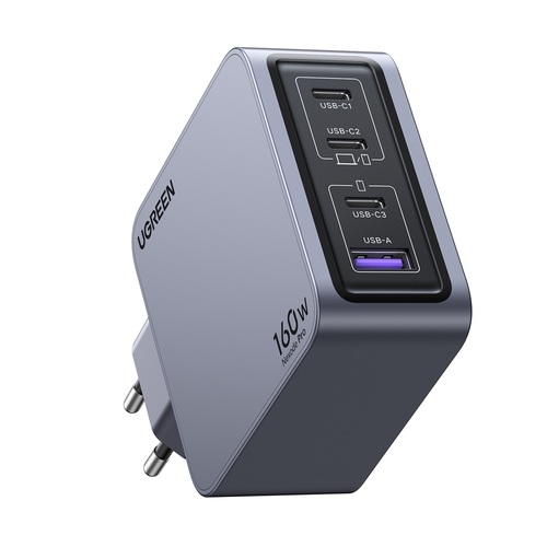מטען קיר UGREEN NEXODE PRO 160W GAN + כבל CTC X763-25877