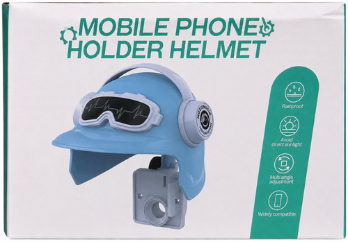 תושבת טלפון לאופניים ואופנוע עם כיסוי גשם Mobile Phone Holder Rainproof