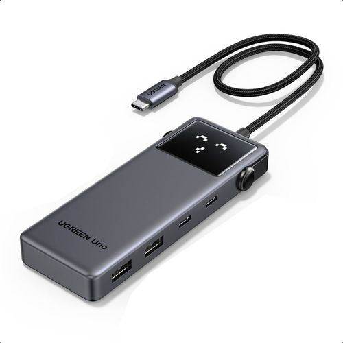 UGREEN מולטיפורט Uno USB-C To HDMI+2*USB 3.2 A+2*USB 3.2 C+PD PC אפור CM888-35998