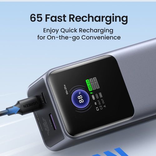 UGREEN סוללת גיבוי Power Bank Nexode 25000mAh PD 200W שחור PB722-35525B