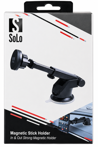 תושבת מגנטית לרכב SoLo Magnetic Stick Holder זרוע מתכווננת