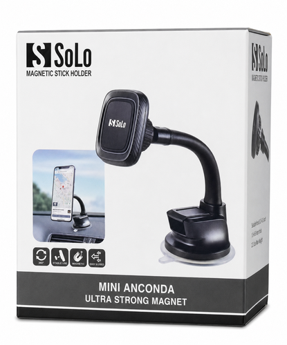 תושבת מגנטית לרכב SoLo Mini Anconda Ultra Strong Magnet