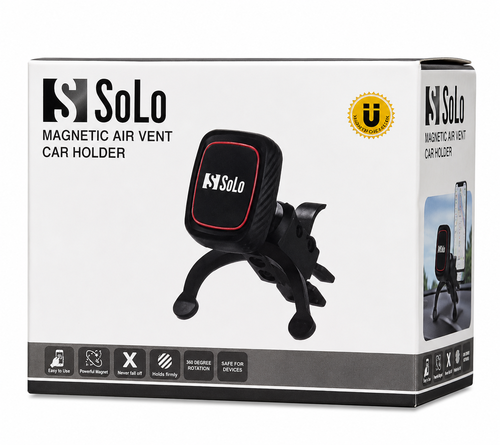תושבת מגנטית לפתח מזגן SoLo Magnetic Air Vent Car Holder