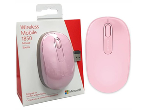 עכבר אלחוטי Microsoft Wireless Mobile 1850 ורוד בהיר מיקרוסופט