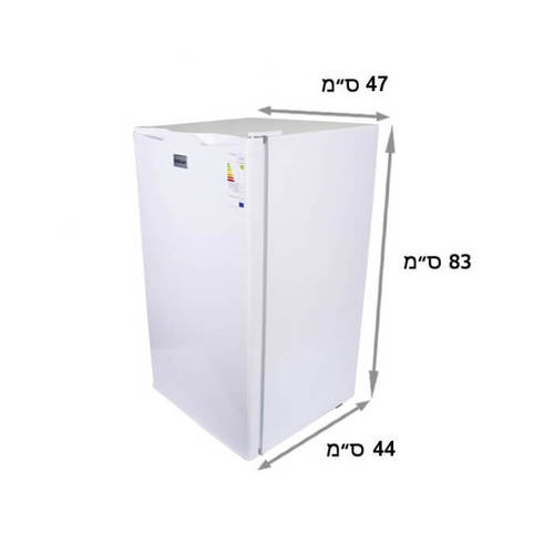 מקרר משרדי לבן BC-140W בנפח 90 ליטר עם תא הקפאה ואישור שבת
