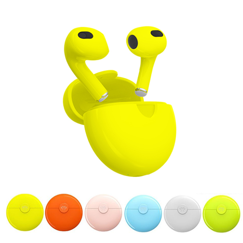 YOOKIE Rainbow Bean אוזניות איכותיות אלחוטיות Bluetooth קומפקטיות, סאונד סטריאו איכותי