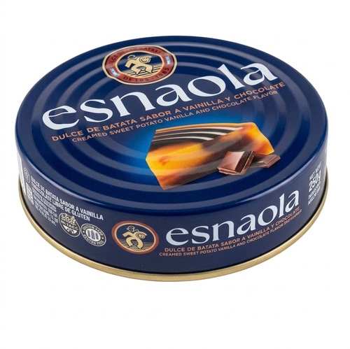 ESNAOLA -אסנאולה דולצ'ה דה בטטה עם שוקולד ווניל 700 גרם (כשר, ללא גלוטן)