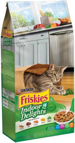 פריסקיז (ירוק) לחתול מעדני הבית | Friskies Indoor Delights For Cats