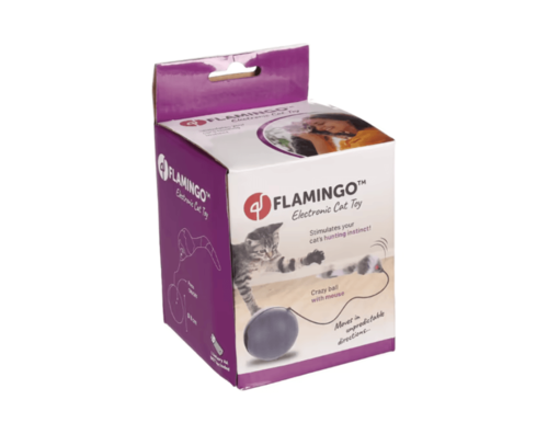 FLAMINGO פלמינגו משחק כדור אלקטרוני עם עכבר לחתול