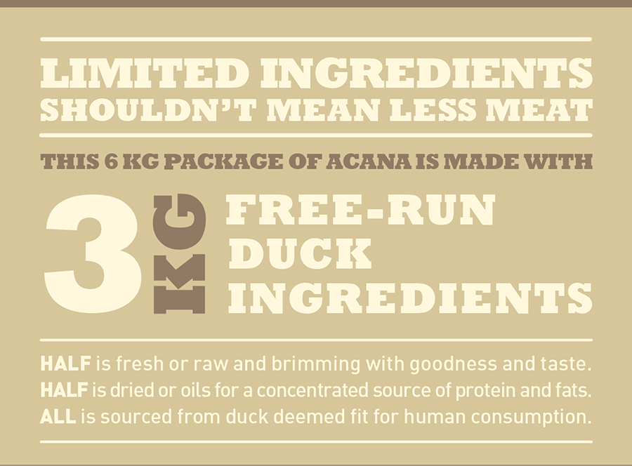 אקנה סינגלס ברווז&nbsp;| Acana Free-run Duck