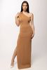 Red Carpet full Milano stitch knit dress DAINO COLOR
