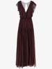 Red Carpet dress in tulle fabric