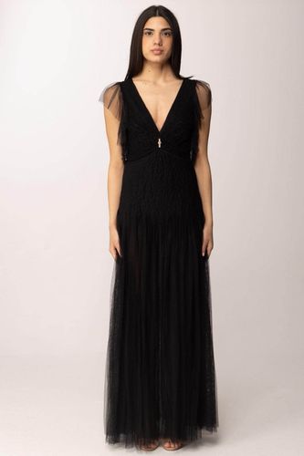 Red Carpet dress in tulle fabric