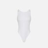 Bodysuit in crêpe jersey fabric with logo details