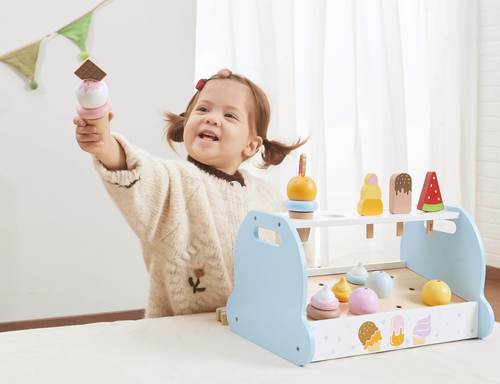 דוכן גלידה וקינוחים מיני מעץ (ויגה)