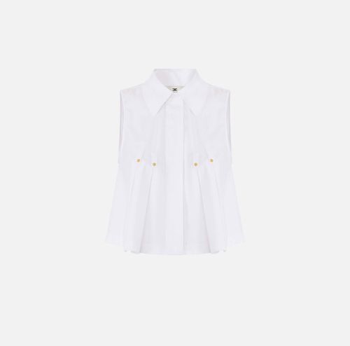 Cotton poplin shirt