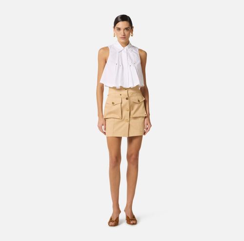 Cotton poplin shirt