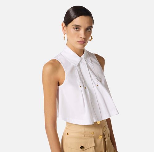 Cotton poplin shirt