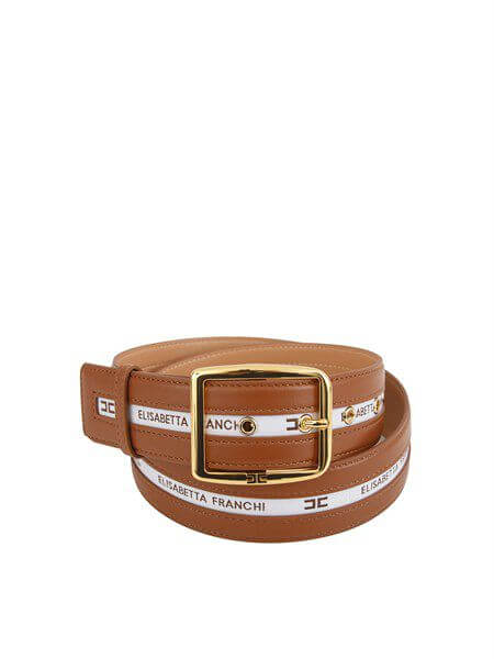 Elisabetta Franchi logo-pattern Belt 