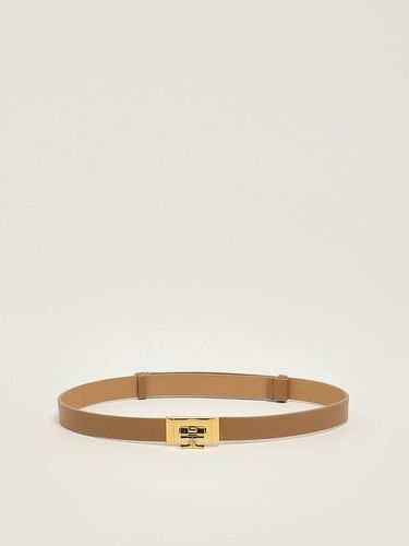 Elisabetta Franchi Hammered Leather Belt