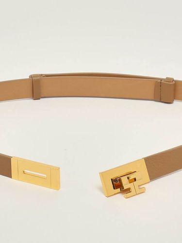 Elisabetta Franchi Hammered Leather Belt