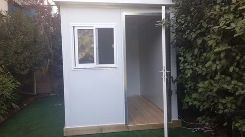 מחסן גינה מפנל מבודד Garden Top מחיר למטר רץ דגם EverGreen