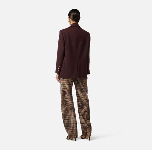Cool wool jacket with jewel plaques