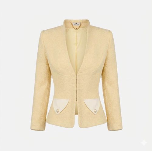 Bouclé tweed jacket