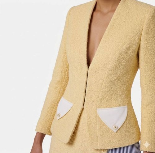 Bouclé tweed jacket