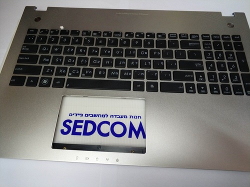 פאנל עליון מלא כולל מקלדת בעברית ASUS N56